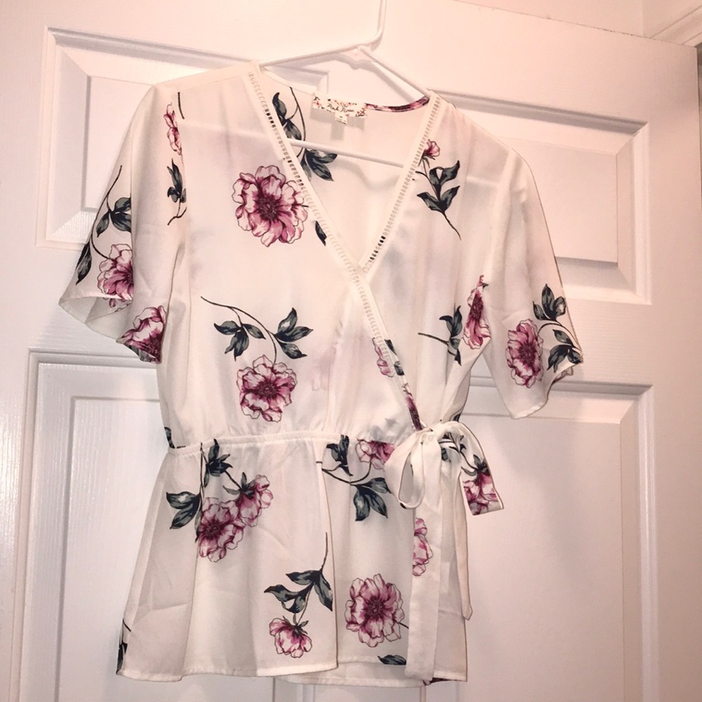 Pink rose blouse M Made in Vietnam